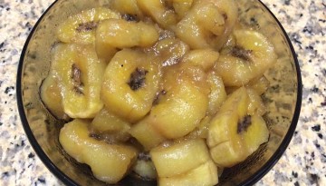 Minatamis na Saba (Sweetened Bananas)