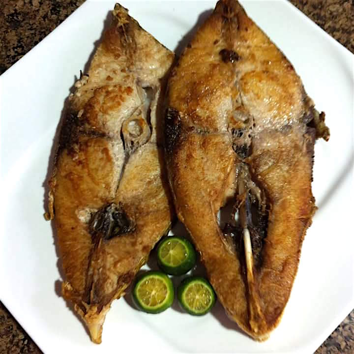 Fried Talakitok with Calamansi