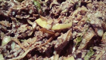 Filipino Food: Ginataang Puso ng Saging