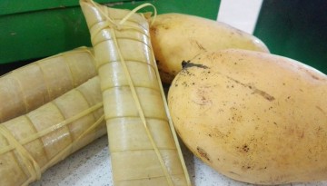 Three Suman & Two Ripe Mangoes