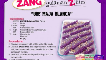 Maja Blanca de Ube